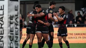 Le Stade Toulousain célèbre sa victoire lors de la première journée de Top 14, 8 septembre 2024