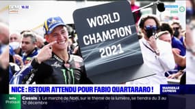 Nice: des célébrations prévues en l'honneur de Fabio Quartararo, champion du monde de Moto GP 2021