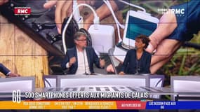 500 smartphones offerts à des exilés de Calais