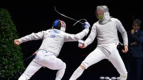 Compétition d'épée individuelle.