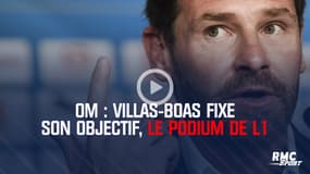 OM : Villas-Boas fixe son objectif, le podium de L1 dès la saison prochaine