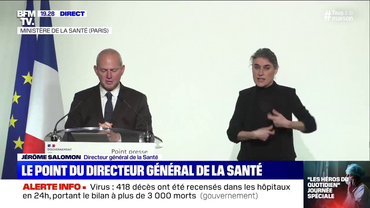 Coronavirus Jérôme Salomon annonce 745.000 cas confirmés dans le monde