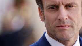 Emmanuel Macron à l'Élysée, le 19 mai 2022