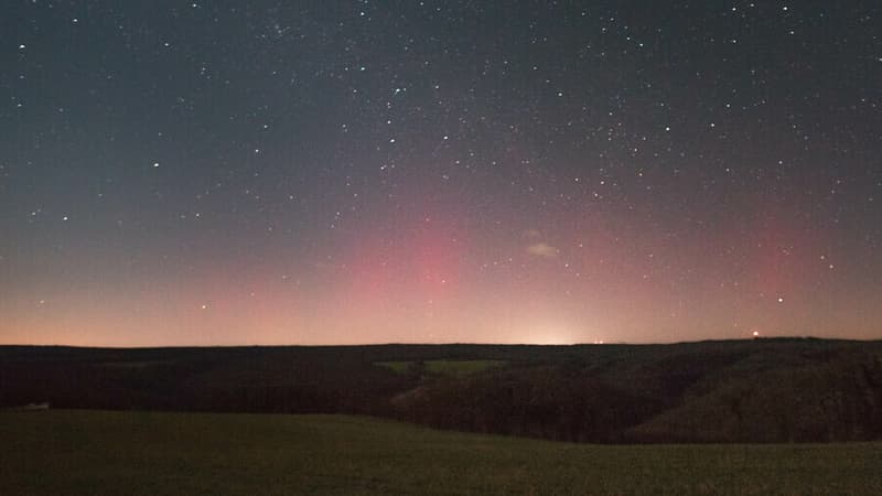 Des aurores boréales ont été observées en France, ici dans le Poitou.