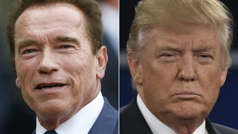 Arnold Schwarzenegger et Donald Trump.
