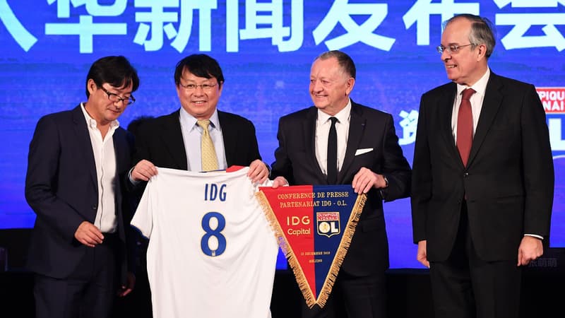 Jean-Michel Aulas et les investisseurs chinois d'IDG