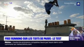 J'ai testé le free running sur toits de Paris avec Simon Nogueira !