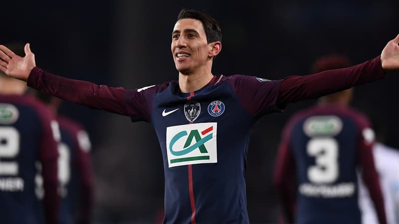 Angel Di Maria, auteur d'un doublé face à l'OM, mercredi soir en Coupe de France.