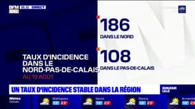 Covid-19: un taux d'incidence stable dans les Hauts-de-France