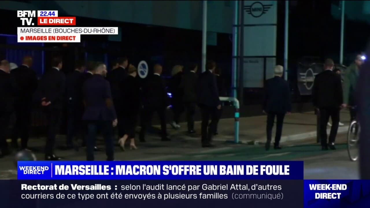 Emmanuel Macron Est Arrivé à Marseille, Où Il Assistera Ce Samedi à La ...