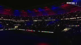 OL-Juve : l'hymne lyonnais retentit avant l'entrée des joueurs sur la pelouse