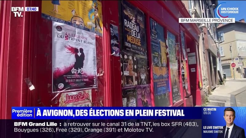 Les élections législatives tombent en pleine saison de festivals à Avignon