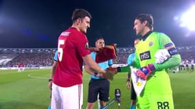 Partizan-Man United : capitaine pour la première fois Maguire oublie d'aller faire... le toss