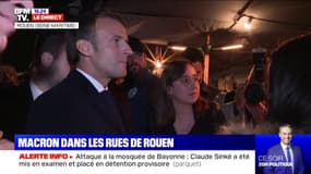 Emmanuel Macron interpellé par une riveraine en colère à Rouen