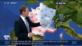 La météo pour ce mercredi 7 septembre 2016