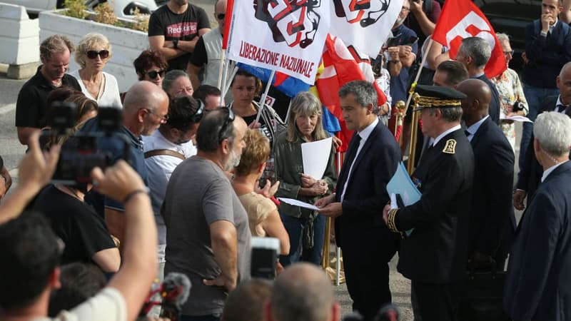 Gérald Darmanin est arrivé en Corse pour une visite en préparation d'un déplacement d'Emmanuel Macron fin septembre