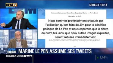 Tweets de Marine Le Pen: "La réaction est proportionnelle à la violence de l'attaque", Wallerand de Saint-Just