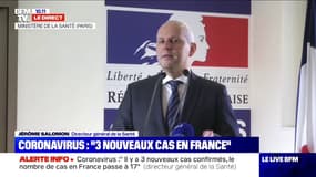 Coronavirus: le directeur général de la Santé annonce 3 nouveaux cas en France