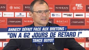 Annecy 1-4 Guingamp : "On a 62 jours de retard !", tance Guyot après la défaite face aux Bretons