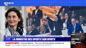 "Il y a un temps pour tout": la ministre des Sports réagit au déplacement d'Emmanuel Macron pour France-Maroc