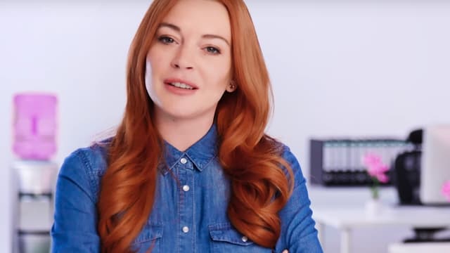 Lindsay Lohan, nouvelle porte-parole d'un site de mise en relation avec des avocats.