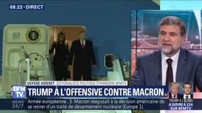 Trump à l'offensive contre Macron