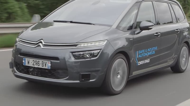 La C4 Picasso autonome de PSA Peugeot Citroën.