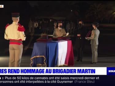 Hyères rend hommage au brigadier Alexandre Martin