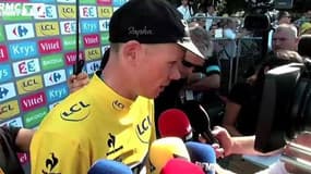 Froome : "Pas la façon dont j’aurais aimé endosser le maillot"