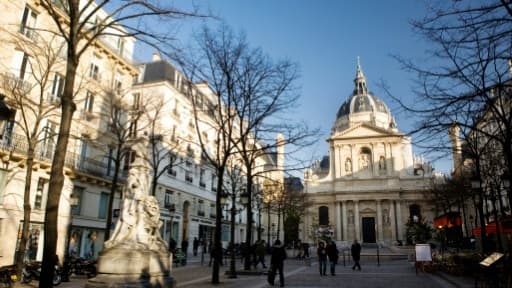 L'université de la Sorbonne à Paris le 16 février 2010