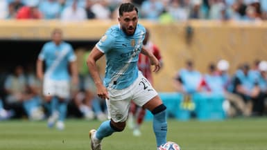 Rayan Cherki lors de son premier match avec Manchester City, le 18 juin 2025