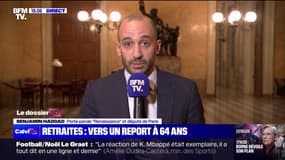  "Décaler l'âge de départ à la retraite c'est la seule façon de lutter contre les déficits", affirme Benjamin Haddad, porte-parole "Renaissance" et député de Paris 