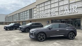 La "Collection 2024 Antoine de Saint-Exupéry" a été dévoilée ce 13 mai au Bourget, près de Paris, par la marque DS sur trois de ses modèles: la DS3, le DS7 et la DS4.