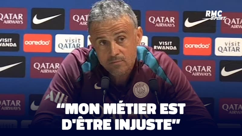 Reims-PSG : “Mon métier est d'être injuste”, explique Luis Enrique