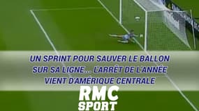 Un sprint pour sauver le ballon sur sa ligne... L'arrêt de l'année vient d'Amérique centrale