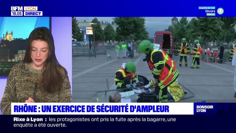 Rhône : un scénario catastrophe simulé pour un exercice de sécurité grandeur nature