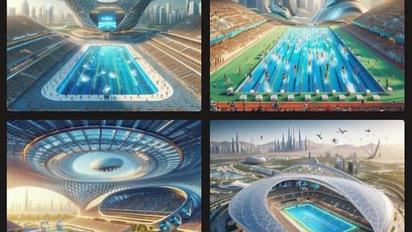 Dall-E imagine les JO à Dubaï Dall-E imagine les JO à Dubaï