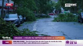 Orages: c'est l'heure du nettoyage dans la capitale