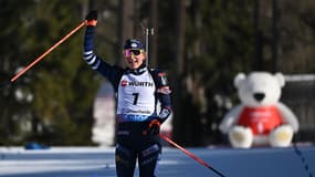 Justine Braisaz-Bouchet à Lenzerheide, le 16 décembre 2023.