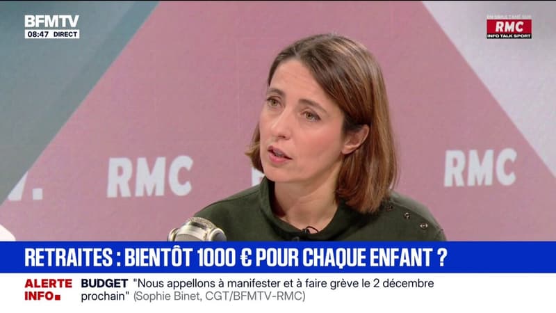 Mobilisation du 2 décembre: Sophie Binet "espère" que la CFDT acceptera de se joindre au mouvement