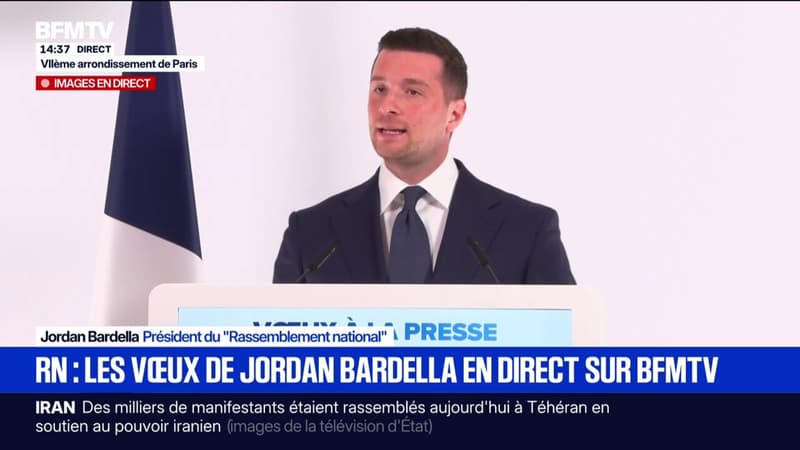 "La France n'est plus tenue": Jordan Bardella fustige "l'instabilité" de l'exécutif