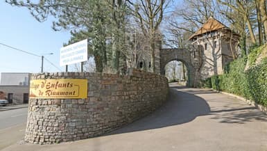 L'entrée du village d'enfants de Riaumont, le 7 mars 2025 à Liévin, dans le Pas-de-Calais