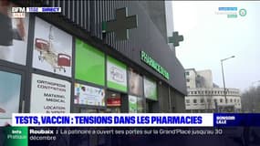 Tests, vaccins: tensions dans les pharmacies lilloises