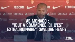 AS Monaco : "Tout a commencé ici, c'est extraordinaire", savoure Henry 