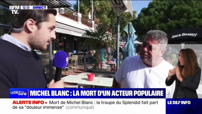 "Un très bon souvenir": le restaurateur de Pornic qui a accueilli le tournage d'un film avec Michel Blanc lui rend hommage