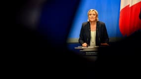 Marine Le Pen lors du congrès du Front national à Lille le 11 mars 2018