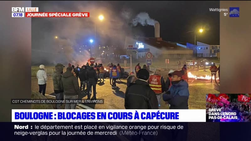 Nord-Pas-de-Calais: un territoire mobilisé pour la grève