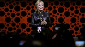 Hillary Clinton, le 28 mars 2017, lors de la Conférence annuelle des femmes entrepreneuses, à San Francisco.  