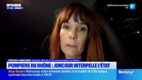 Manifestations des pompiers dans le Rhône: la députée RN Tiffany Joncour interpelle l'État