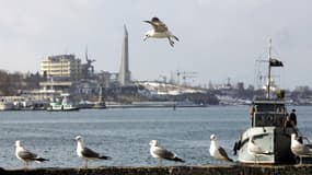 Sébastopol, en Crimée, principale base des marines russe et ukrainienne, photographiée le 16 février 2006.